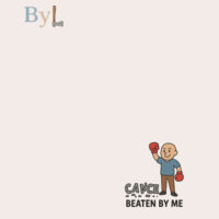 Cancer beaten by me - Zipped hoodie Design