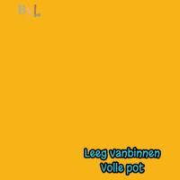 Leeg vanbinnen, volle pot Design