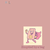 Emptied by a bag - Hoodie Female Design