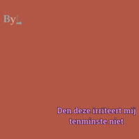 Den deze irriteert mij tenminste niet - Hoodie Design