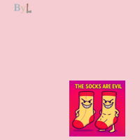 The socks are evil - hoodie Design