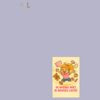 Ik wiebel niet, ik beweeg liefde - Hoodie Girl Design