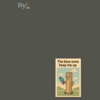 The blue ones keep me up - Sweater Design